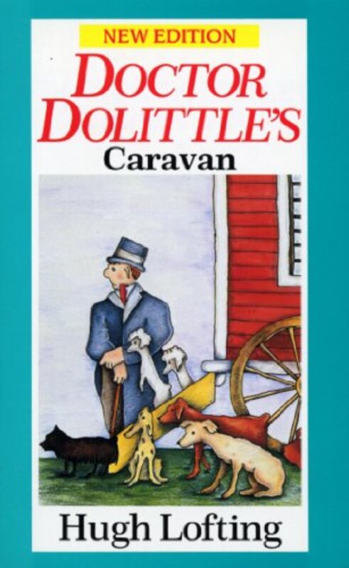 Book cover for "Doctor Dolittle's Caravan" by Hugh Lofting