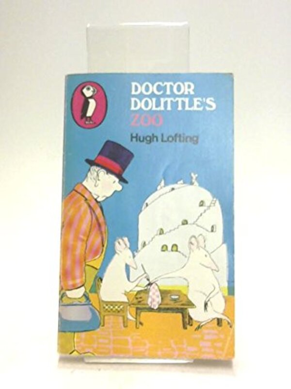Book cover for "Doctor Dolittle's Zoo" by Hugh Lofting