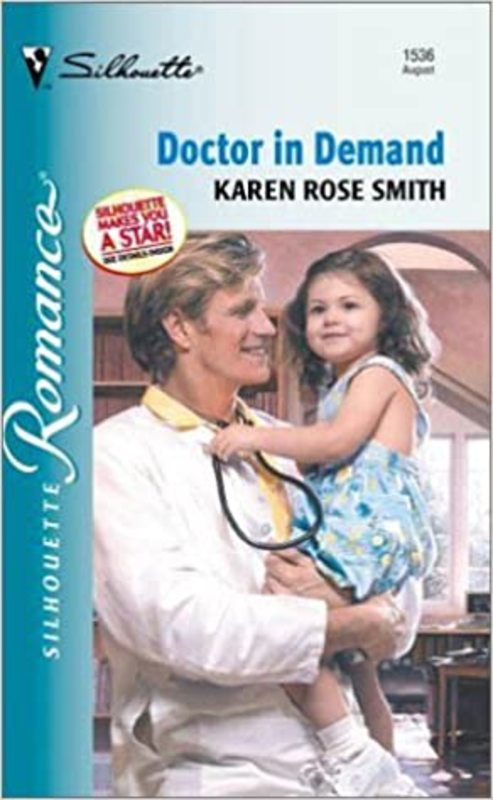 Book cover for "Doctor In Demand" by Karen Rose Smith