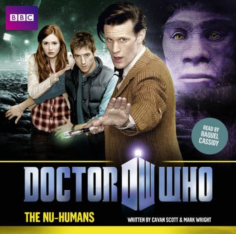 Book cover for "Doctor Who: The Nu-Humans" by Cavan Scott