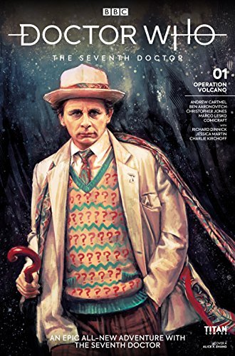 Book cover for "Doctor Who: The Seventh Doctor #1" by Andrew Cartmel