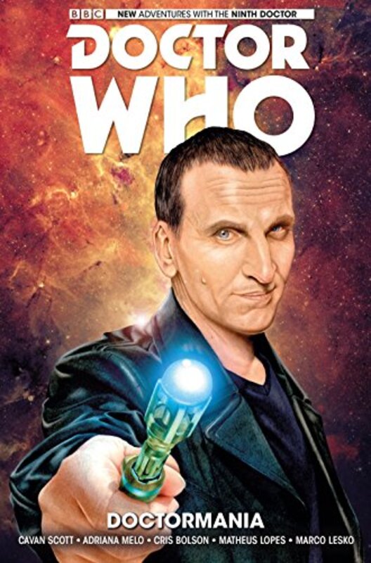 Book cover for "Doctormania" by Cavan Scott