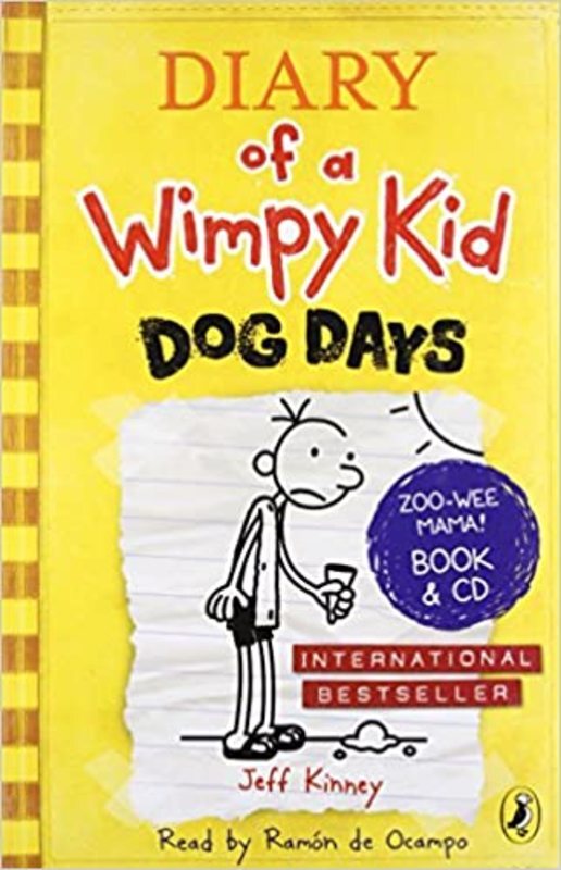 Book cover for "Dog Days" by Jeff Kinney