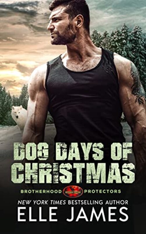 Book cover for "Dog Days of Christmas" by Elle James