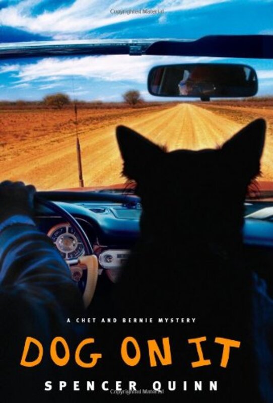 Book cover for "Dog On It" by Spencer Quinn