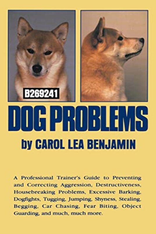 Book cover for "Dog Problems" by Carol Lea Benjamin