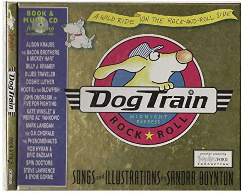 Book cover for "Dog Train Midnight Express Rock And Roll" by Sandra Boynton