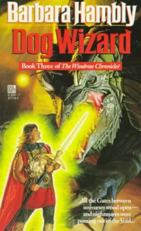 Book cover for "Dog Wizard" by Barbara Hambly