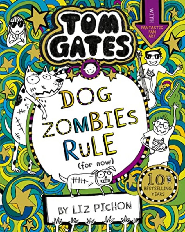 Book cover for "DogZombies Rule" by Liz Pichon