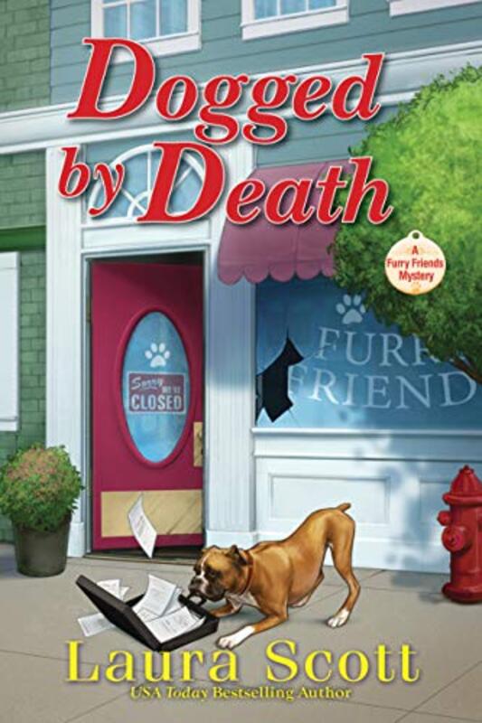 Book cover for "Dogged by Death" by Laura Scott