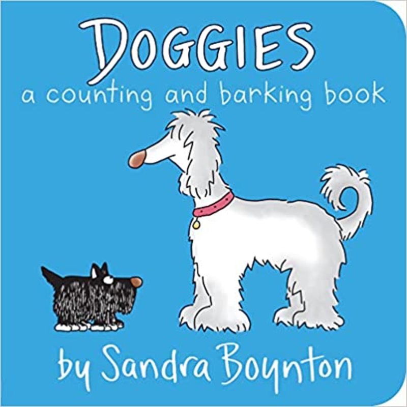 Book cover for "Doggies" by Sandra Boynton