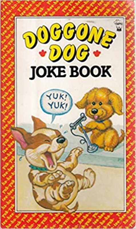 Book cover for "Doggone Dog Joke Book" by R.L. Stine