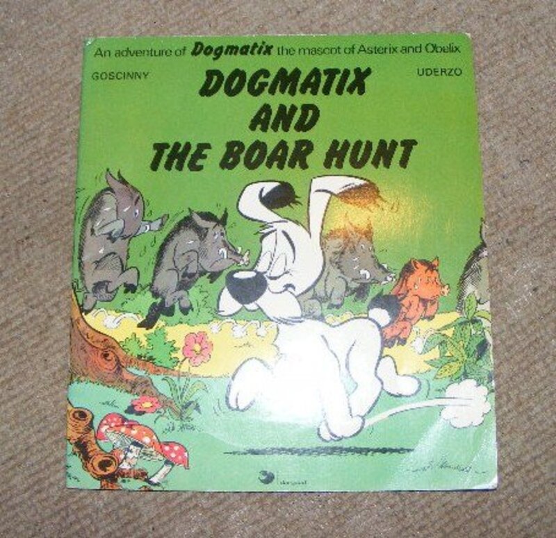 Book cover for "Dogmatix And The Boar Hunt" by Goscinny