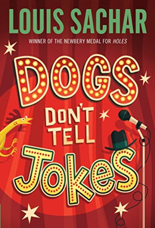 Book cover for "Dogs Don't Tell Jokes" by Louis Sachar