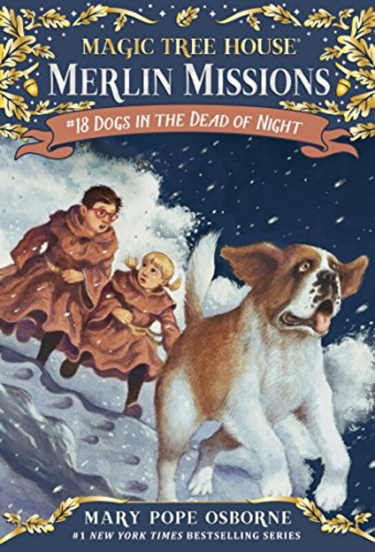 Book cover for "Dogs in the Dead of Night" by Mary Pope Osborne