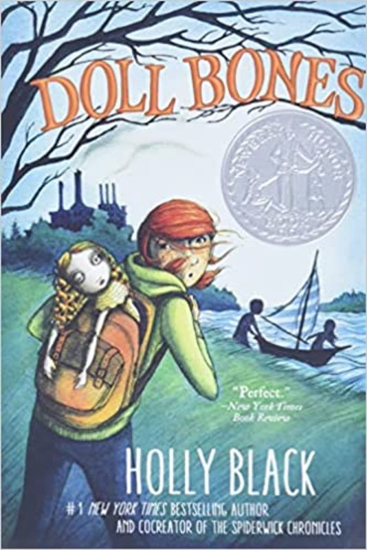Book cover for "Doll Bones" by Holly Black