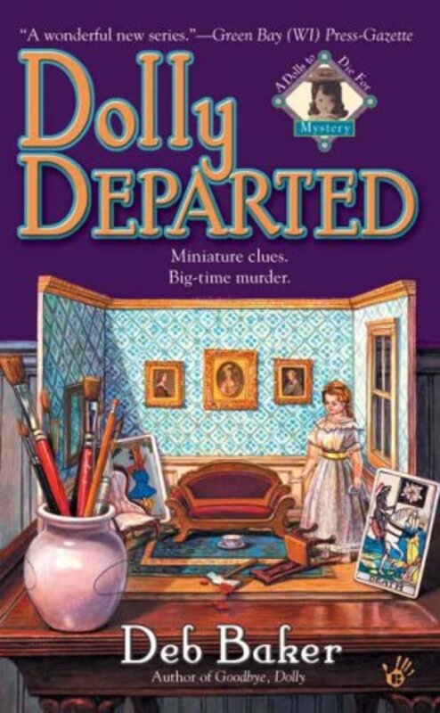 Book cover for "Dolly Departed" by Deb Baker