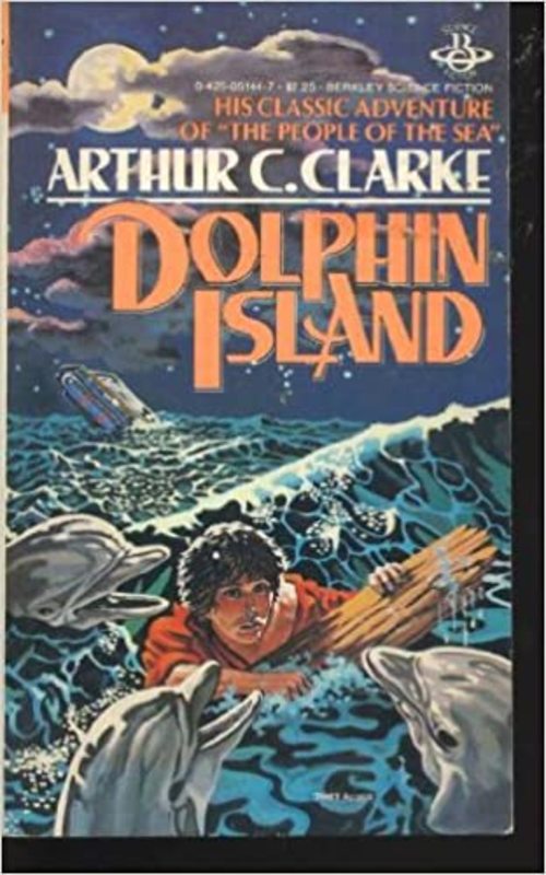 Book cover for "Dolphin Island" by Arthur C. Clarke