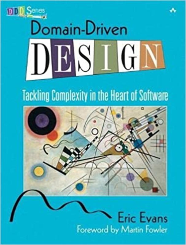 Book cover for "Domain-Driven Design" by Eric Evans