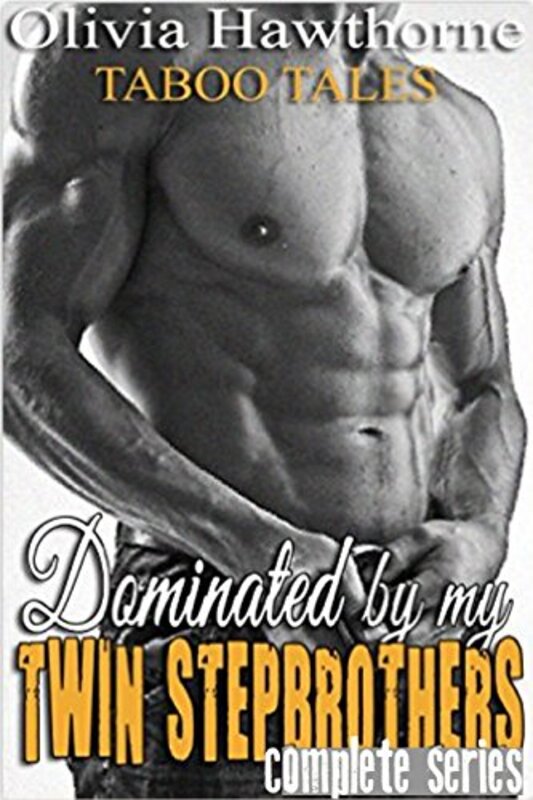 Book cover for "Dominated by my Twin Stepbrothers" by Olivia Hawthorne