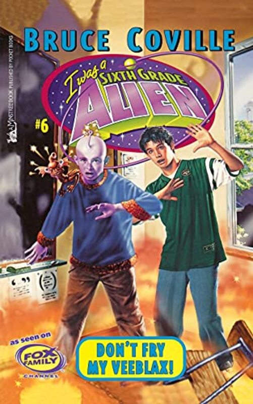 Book cover for "Don't Fry My Veeblax!" by Bruce Coville