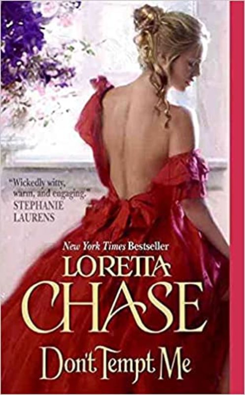 Book cover for "Don't Tempt Me" by Loretta Chase