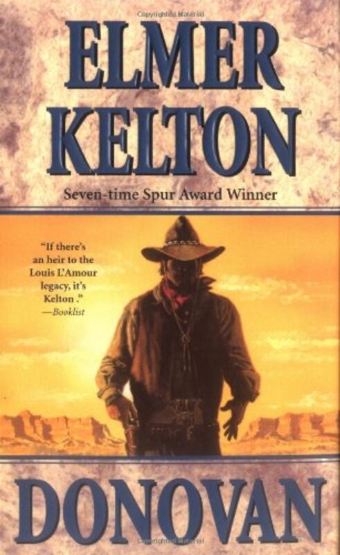 Book cover for "Donovan" by Elmer Kelton