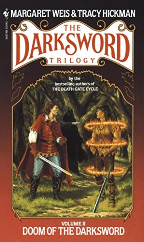 Book cover for "Doom of the Darksword" by Tracy Hickman