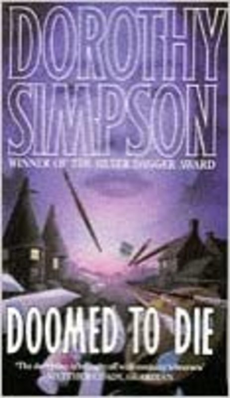 Book cover for "Doomed To Die" by Dorothy Simpson