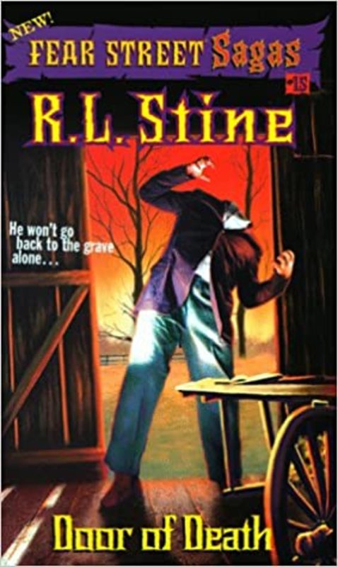 Book cover for "Door of Death" by R.L. Stine