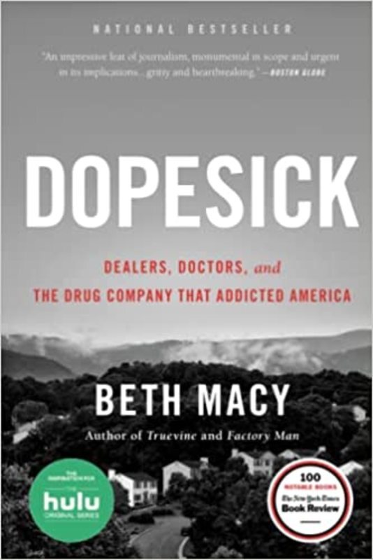 Book cover for "Dopesick" by Beth Macy