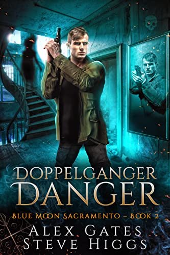 Book cover for "Doppelganger Danger" by Steve Higgs