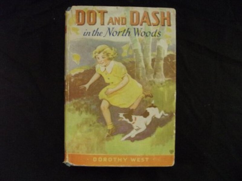 Book cover for "Dot and Dash in the North Woods" by Mildred A Wirt