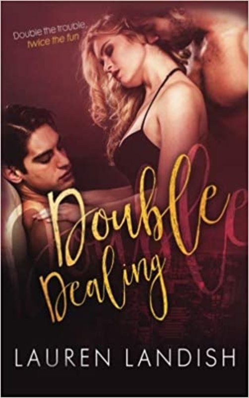 Book cover for "Double Dealing" by Lauren Landish
