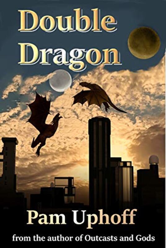 Book cover for "Double Dragons" by Pam Uphoff