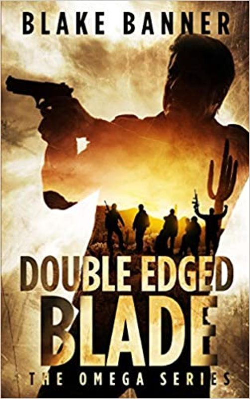 Book cover for "Double Edged Blade" by Blake Banner