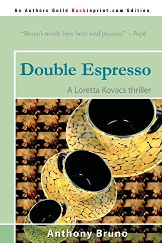 Book cover for "Double Espresso" by Anthony Bruno