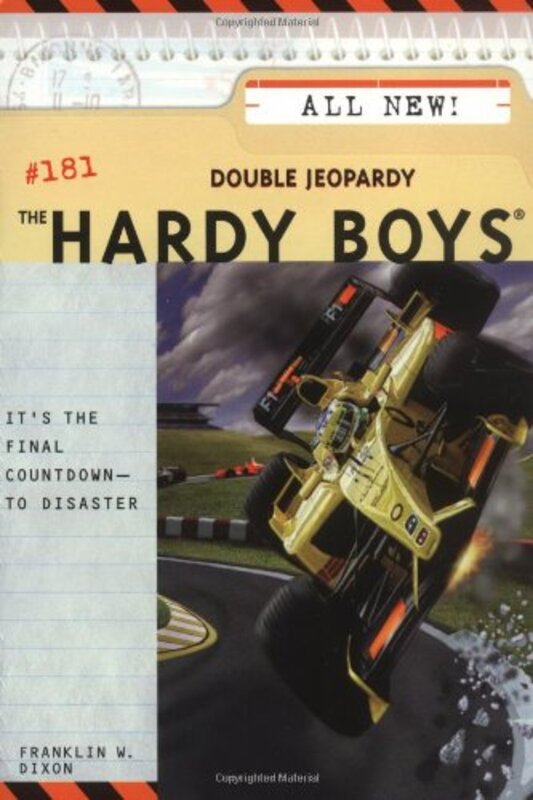 Book cover for "Double Jeopardy" by Franklin W Dixon