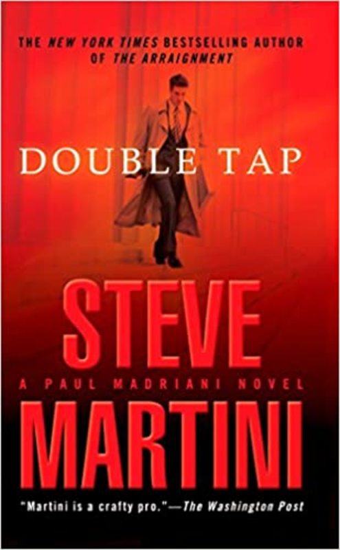 Book cover for "Double Tap" by Steve Martini