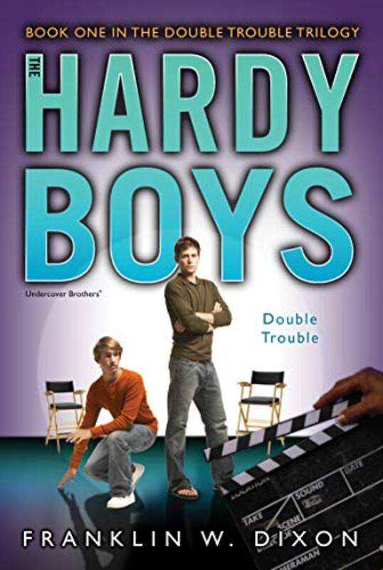 Book cover for "Double Trouble" by Franklin W Dixon