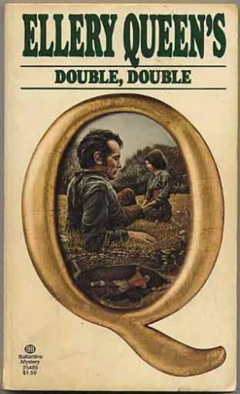 Book cover for "Double, Double / The Case of the Seven Murders" by Ellery Queen