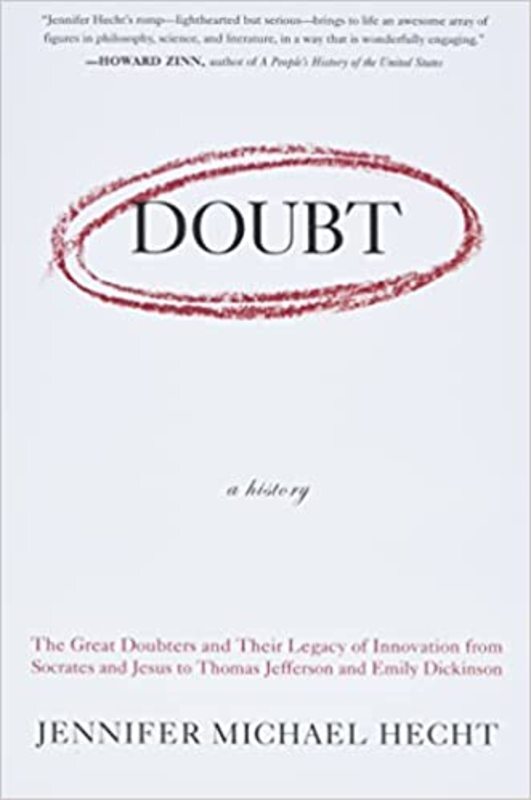 Book cover for "Doubt" by Jennifer Michael Hecht