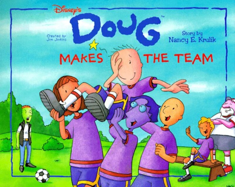 Book cover for "Doug Makes the Team" by Nancy Krulik