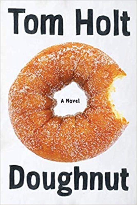 Book cover for "Doughnut" by Tom Holt