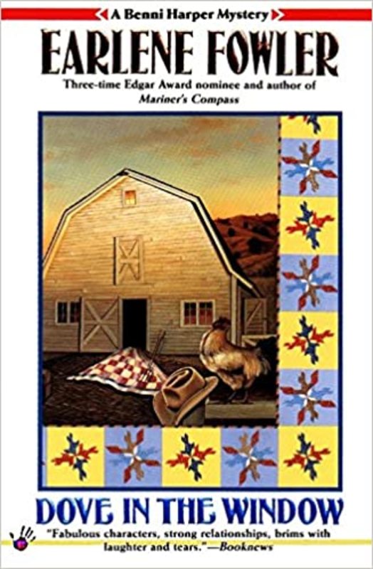 Book cover for "Dove in the Window" by Earlene Fowler
