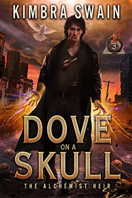 Book cover for "Dove on a Skull" by Kimbra Swain