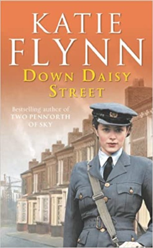 Book cover for "Down Daisy Street" by Katie Flynn