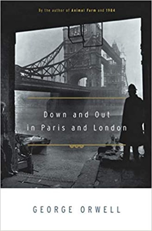 Book cover for "Down and Out in Paris and London" by George Orwell