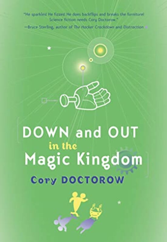 Book cover for "Down and Out in the Magic Kingdom"