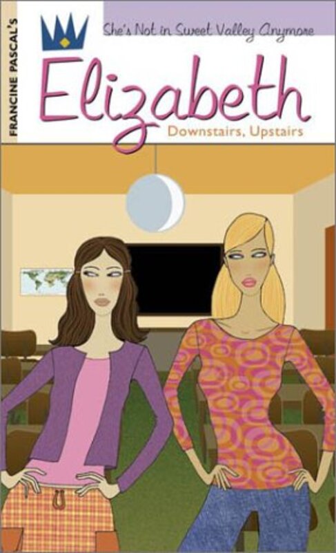 Book cover for "Downstairs, Upstairs" by Francine Pascal